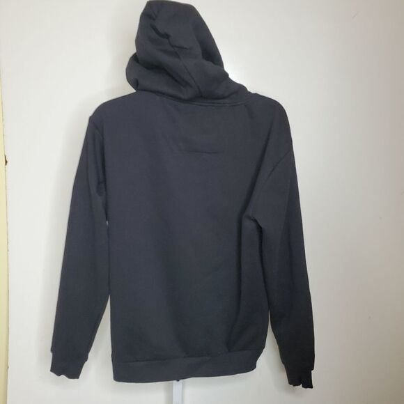 NEW SINGLE BLACK WHITE DEFINITION HOODIE HOODED SWEATSHIRT S SMALL - Picture 3 of 4
